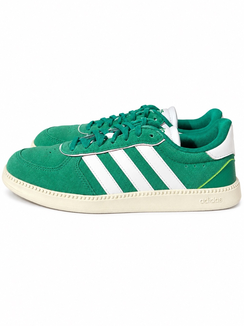 Brand New In Box Adidas Breaknet Suede Sleek Shoes Green White Women’s 6